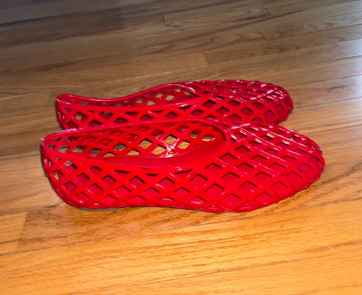 Red lattice flats - photo 4