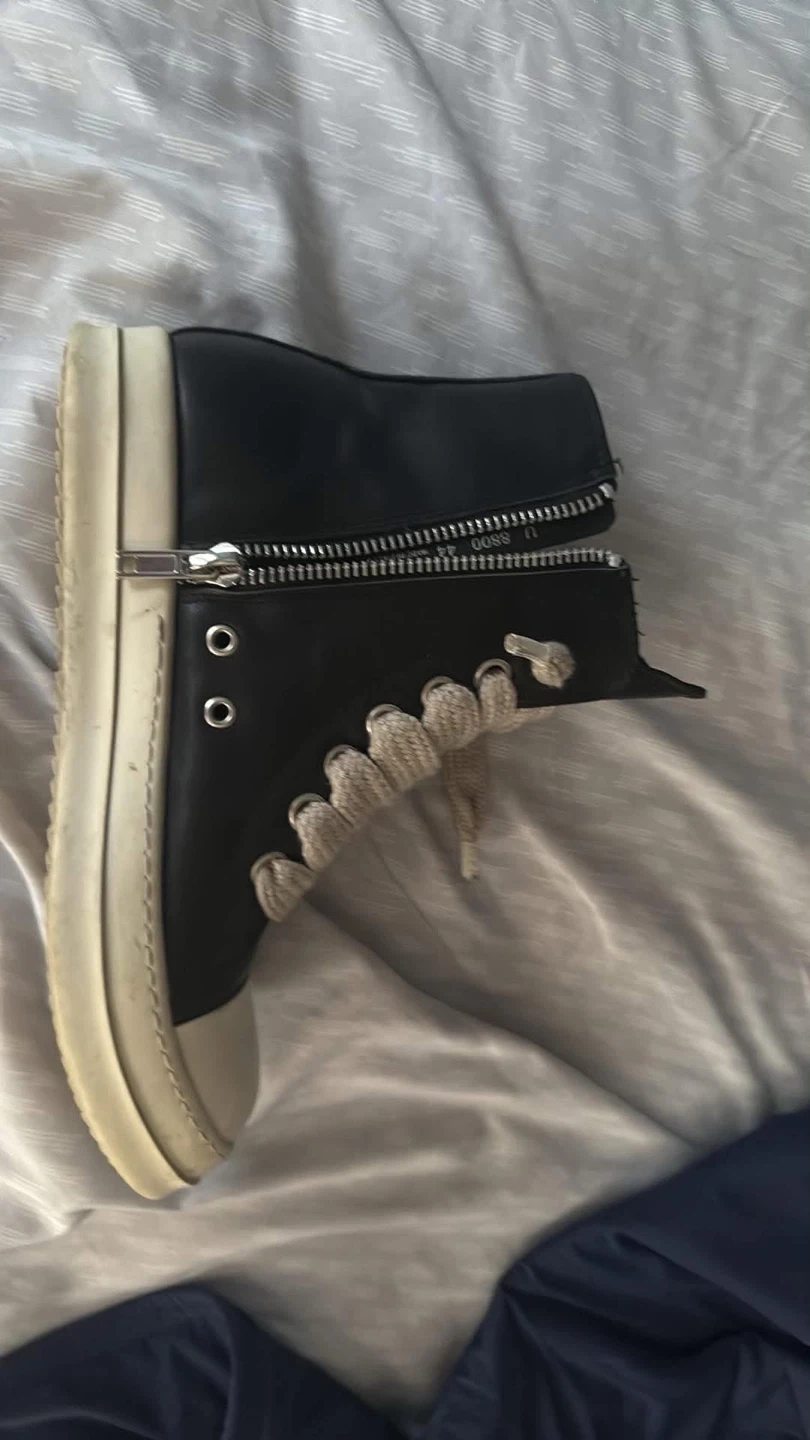 Rick Owens High Top Sneakers - photo 3