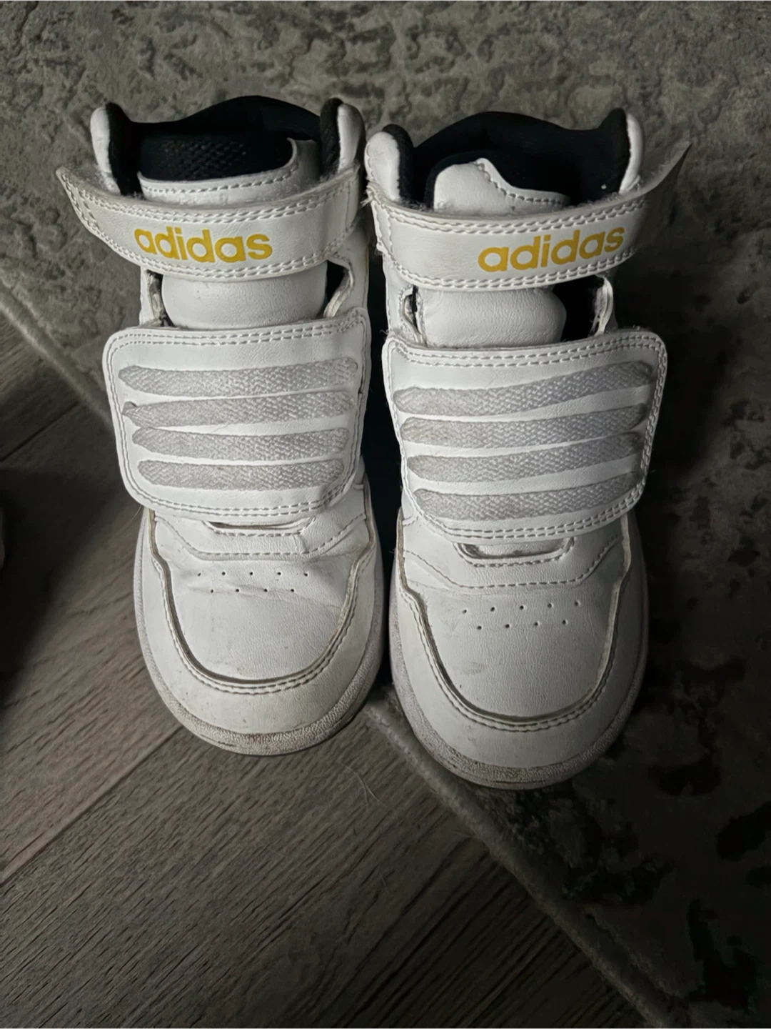 Adidas high-top sneakers