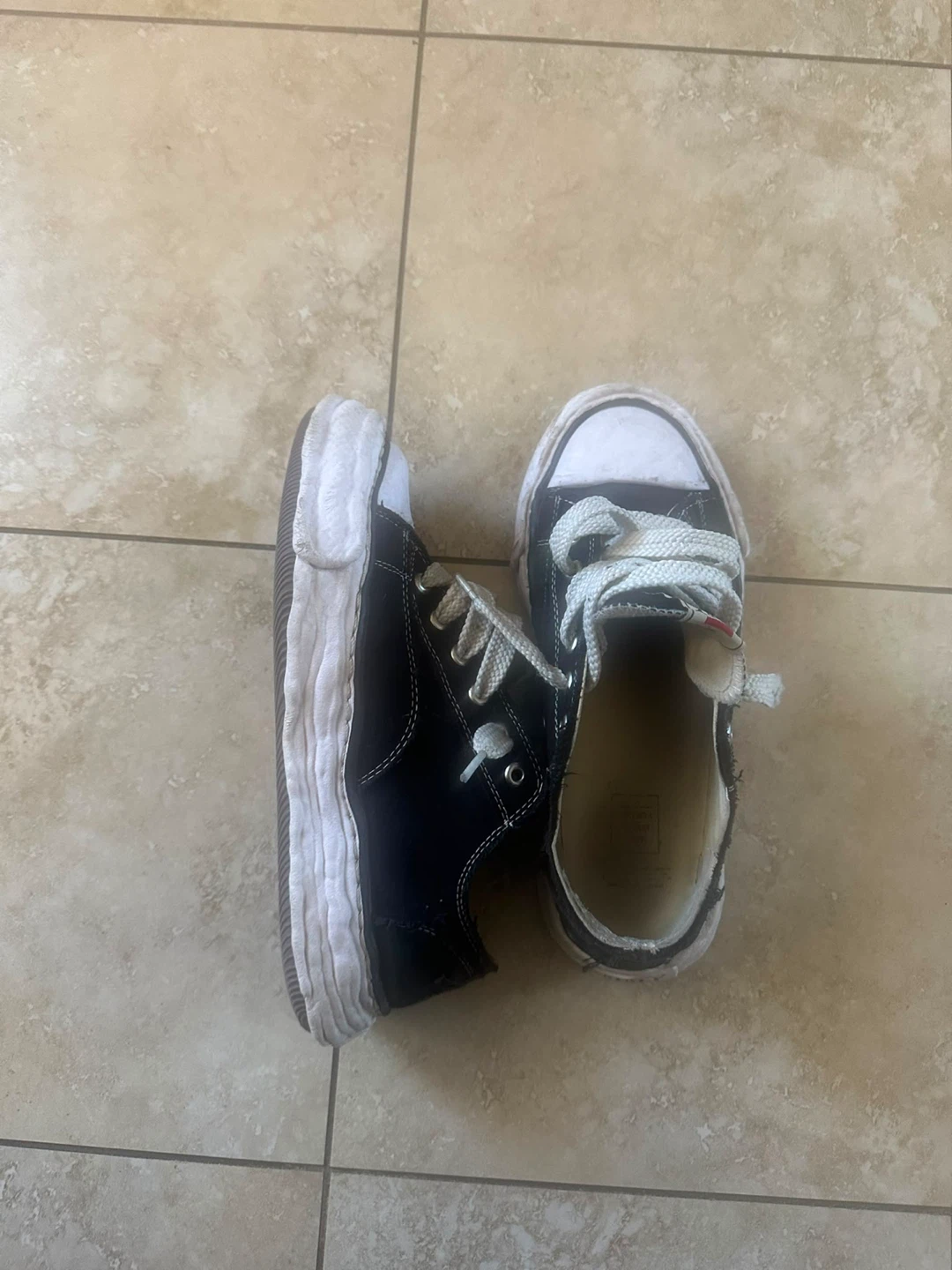 MMY Black Canvas Low Top Sneakers - photo 3