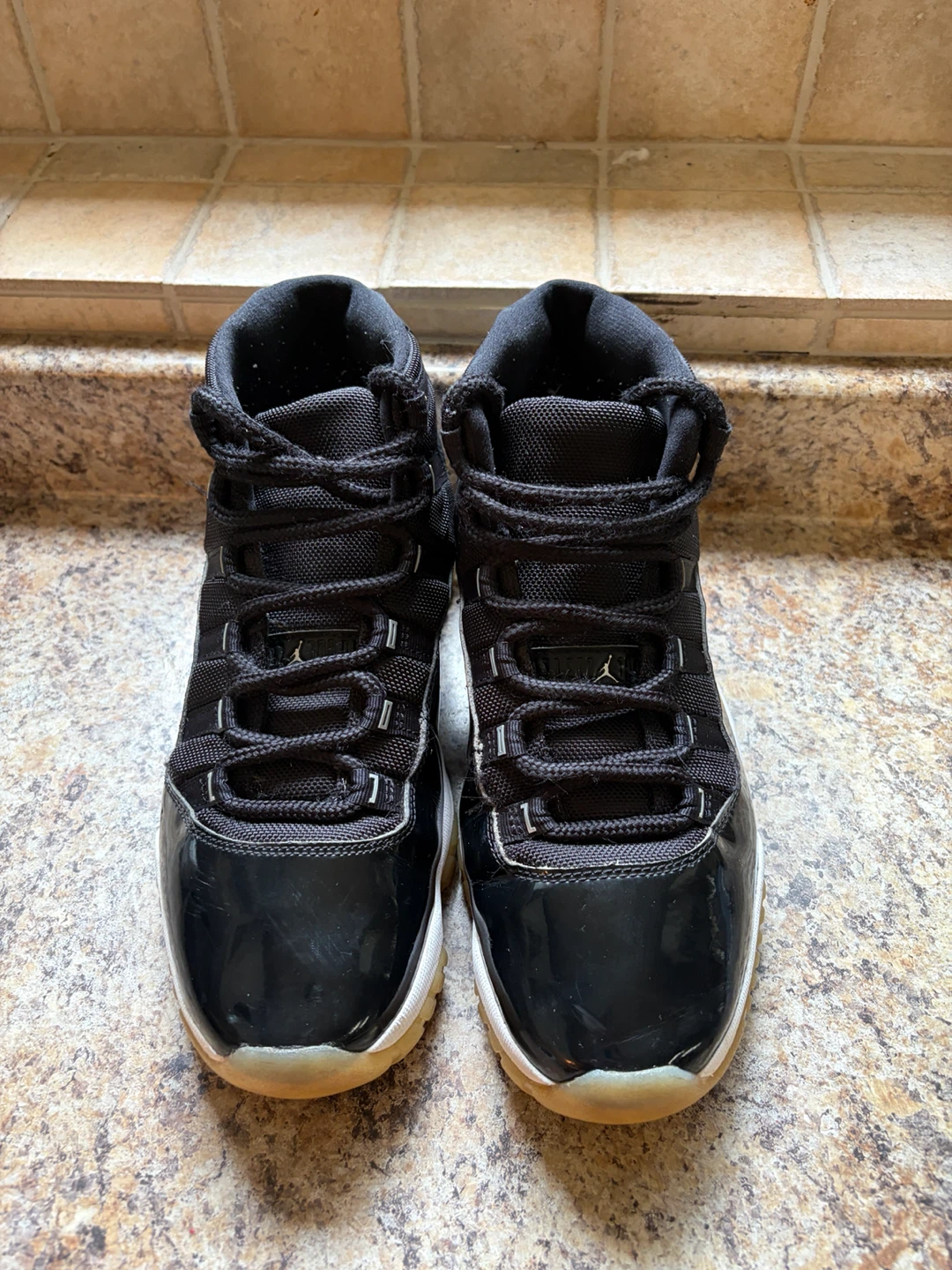 Air Jordan 11 Retro Black "Concord" Sneakers - photo 4