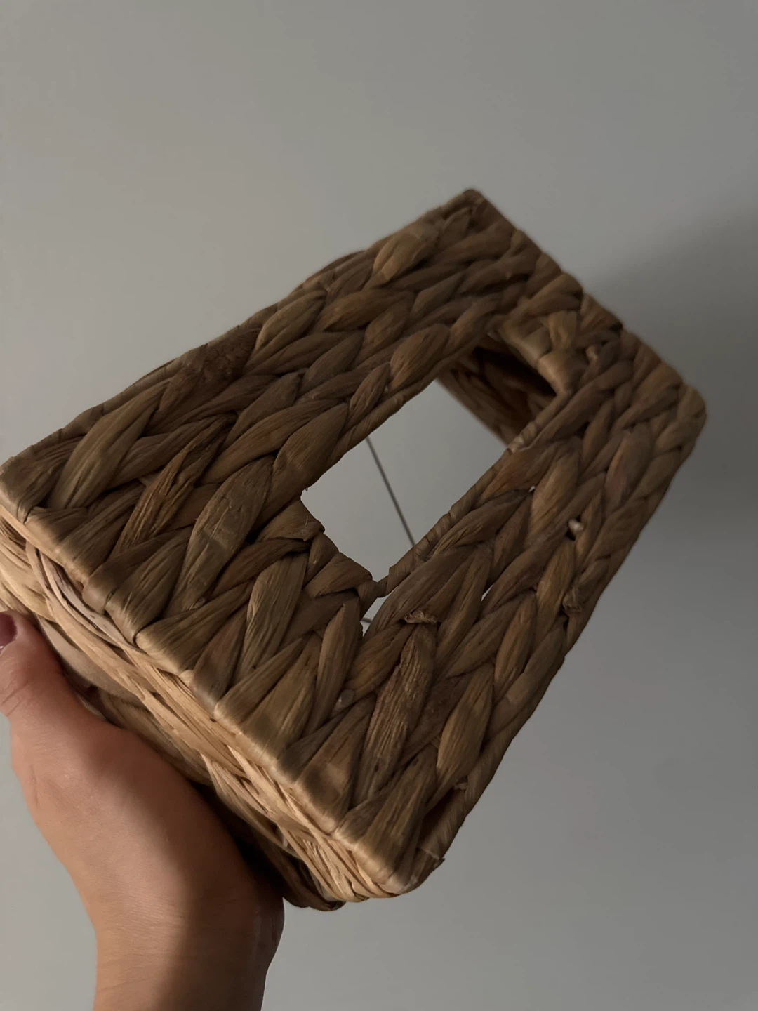 Woven Tissue Box Cover - photo 3
