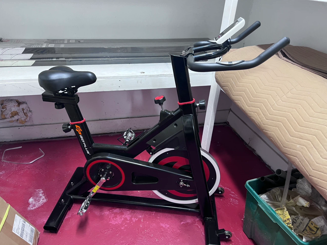 GOPLUS Spin Bike with Digital Display