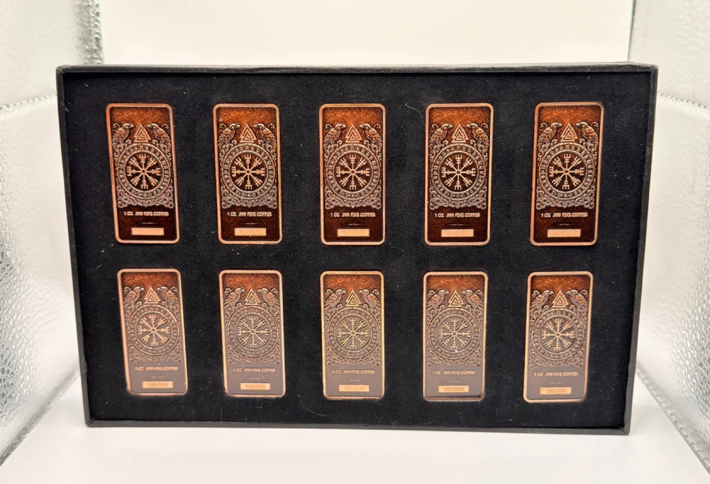 The Norse Gods 1 oz Copper Bar Collection - 10 Piece Set - photo 4