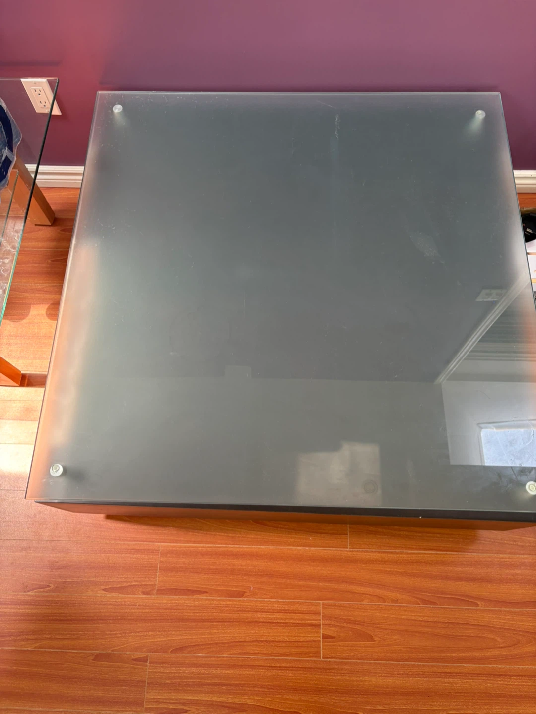 Modern Coffee Table with Glass Top
