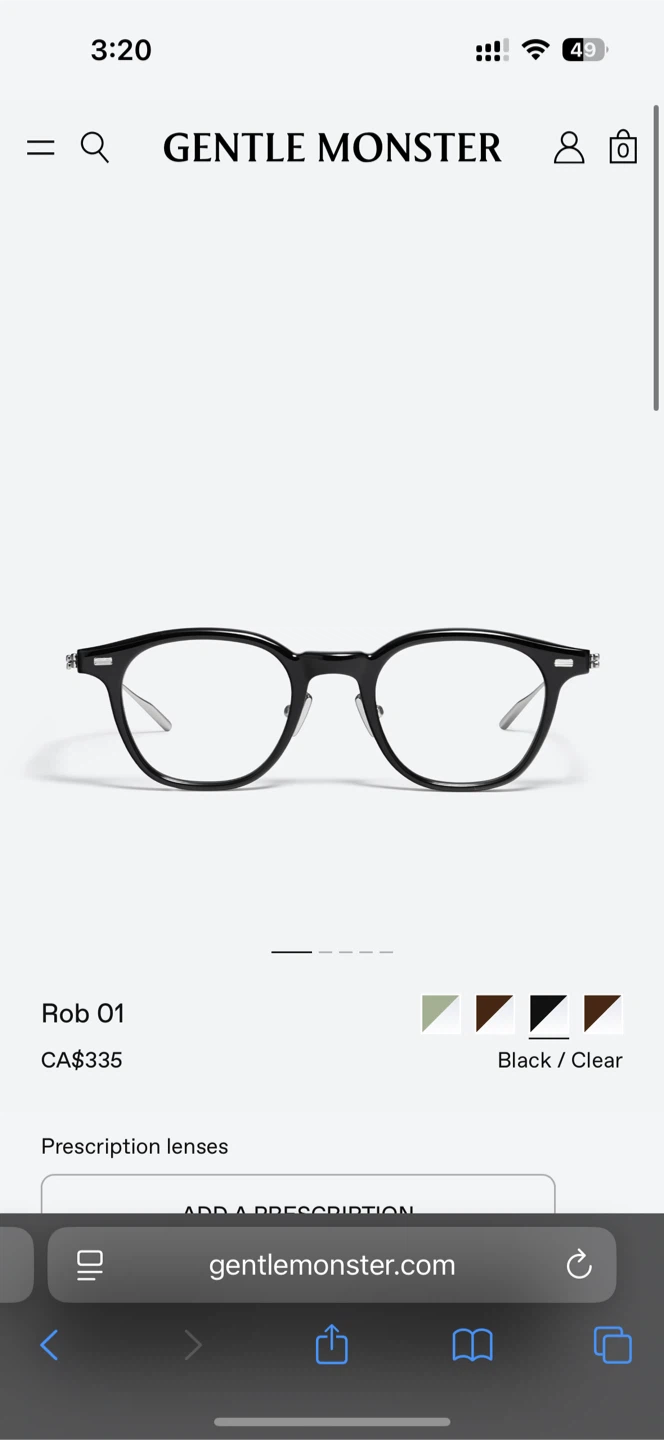Gentle Monster Rob 01 Glasses