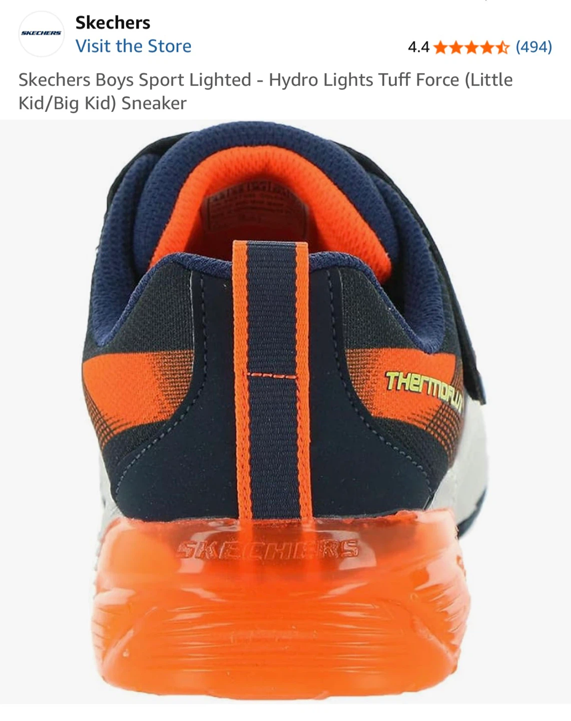 Skechers Boys Sport Lighted Sneaker. Size US 12/Eur 28.5 - photo 4