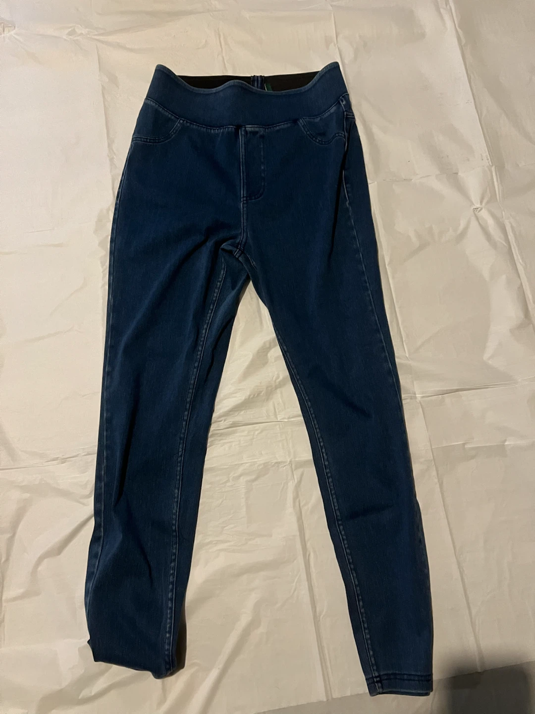 Halara Blue Denim Style Pull-On Pants Size S