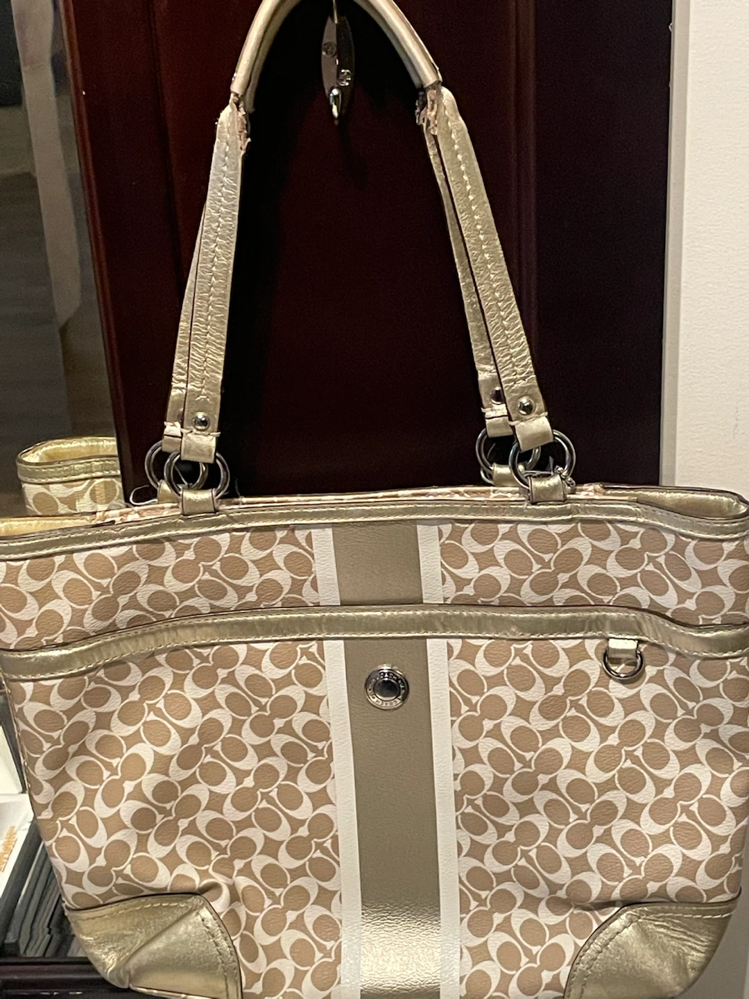 Coach Monogram Tote Bag
