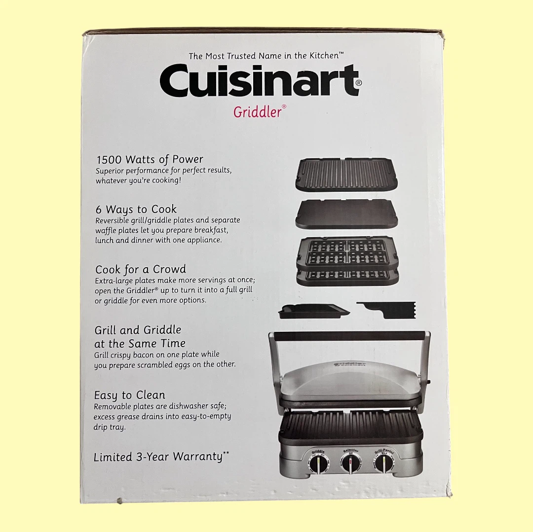 Cuisinart Griddler 6-in-1 Grill and Panini Press - photo 2