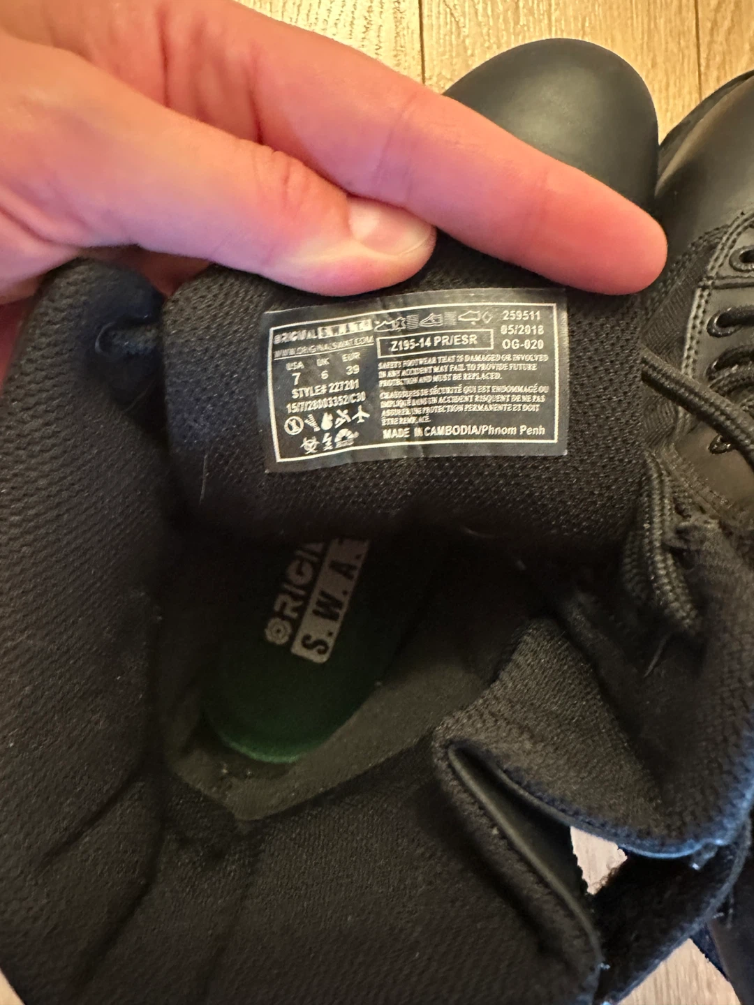 Original S.W.A.T. Safety Boots Size 7 (39) - photo 2