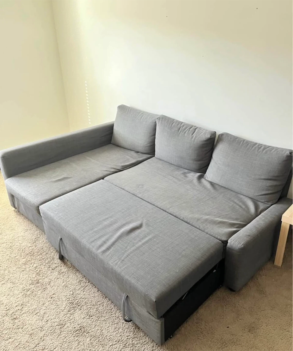 IKEA Grey Sectional Sofa Storage Sleeper *Can Deliver*