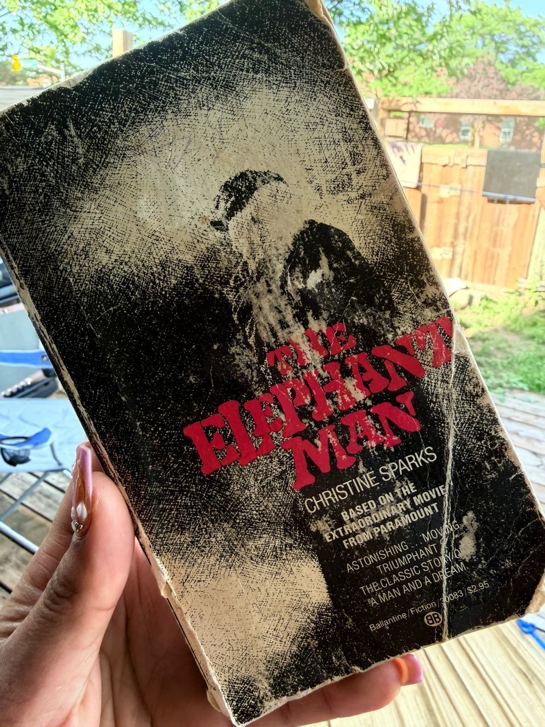 The Elephant Man by Christine Sparks Paperback Book