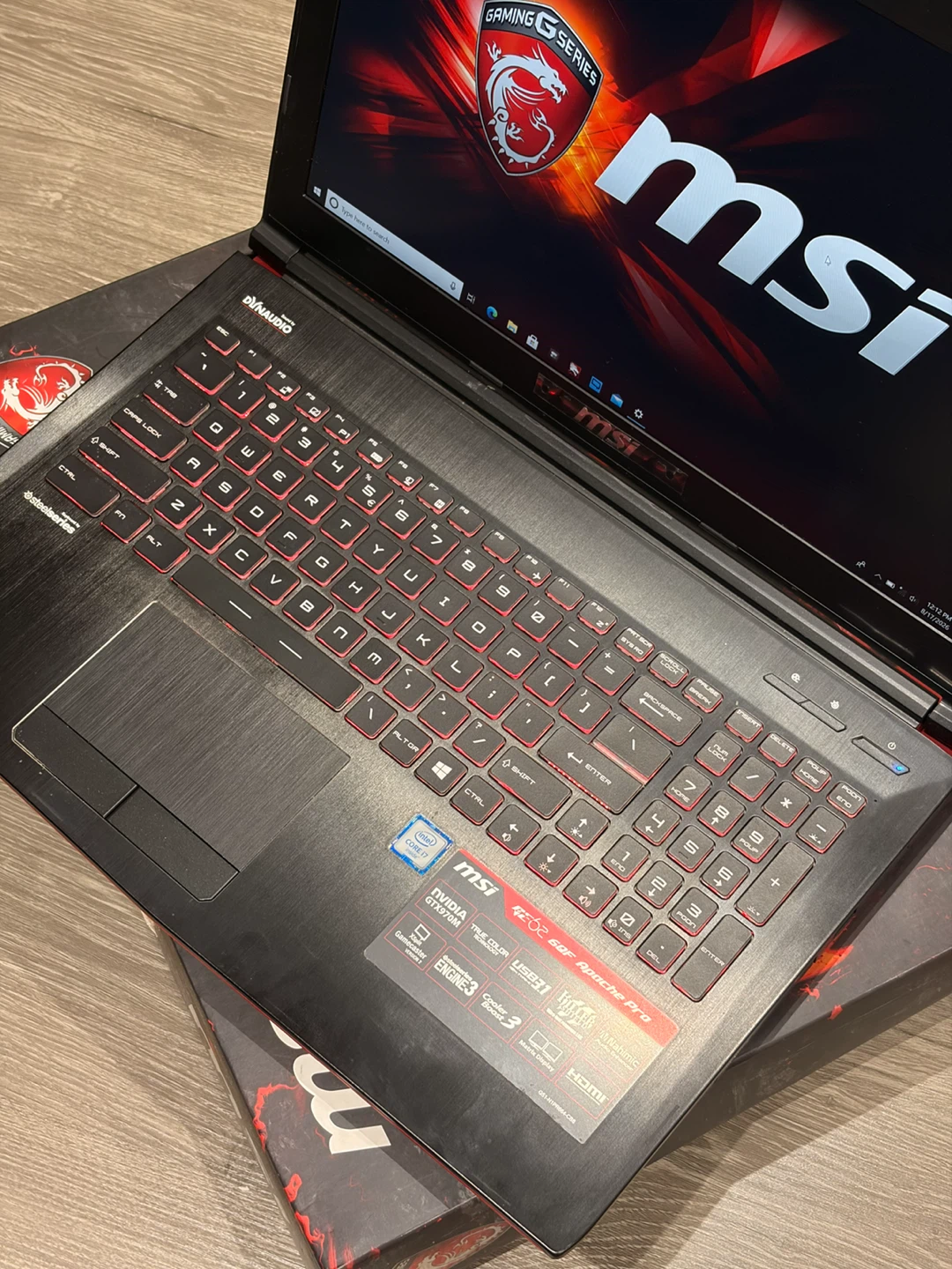 MSI Gaming Laptop Apache Pro GE62 — i7 / 16GB / GTX970 - photo 2
