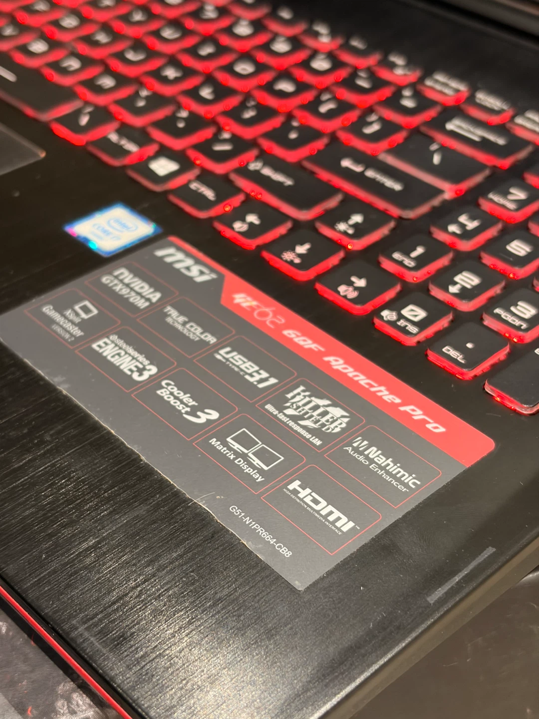MSI Gaming Laptop Apache Pro GE62 — i7 / 16GB / GTX970 - photo 3