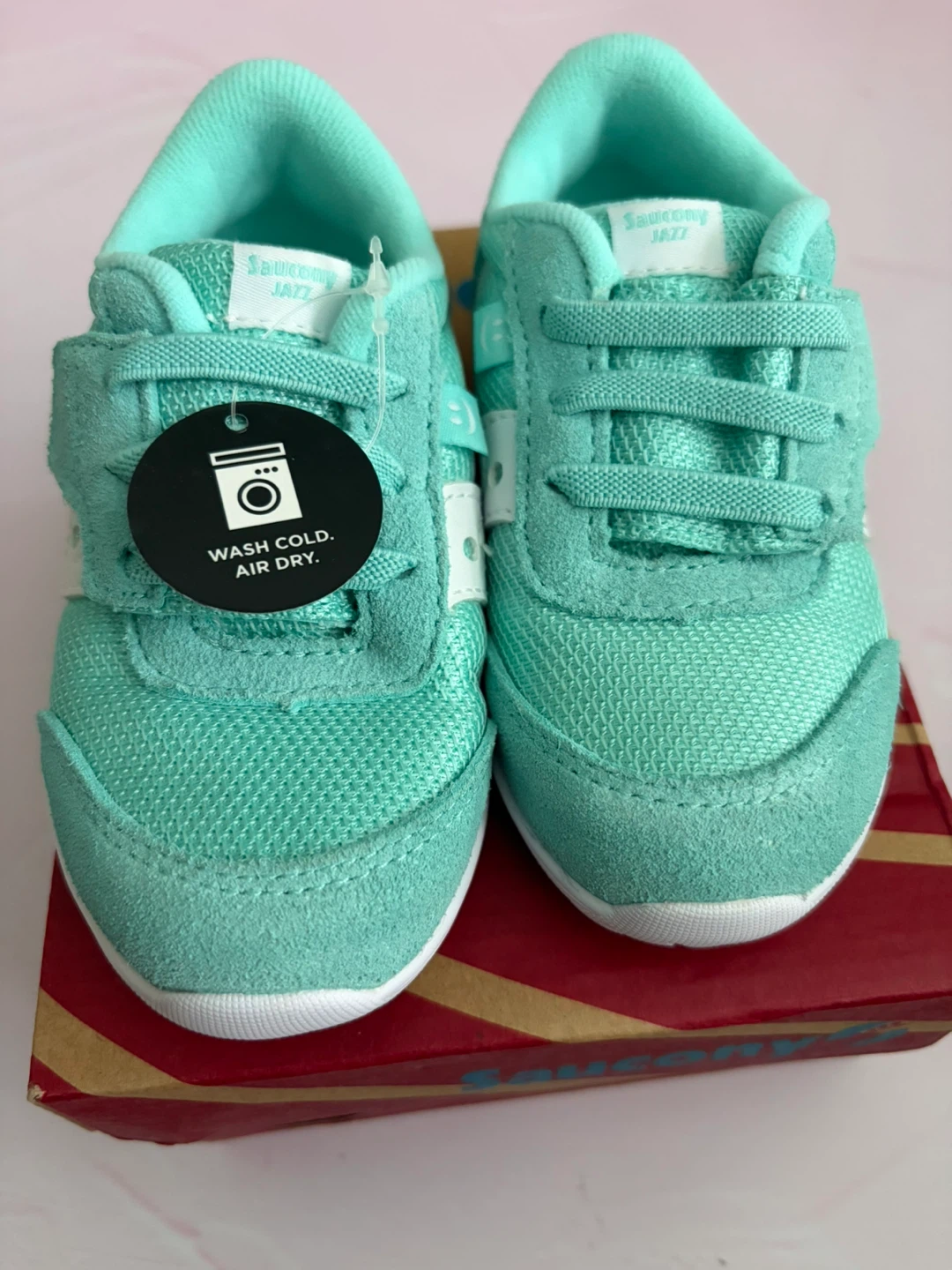 New Saucony EU 22.5/US 6.5 Little Kid Turquoise/White Shoes - photo 3