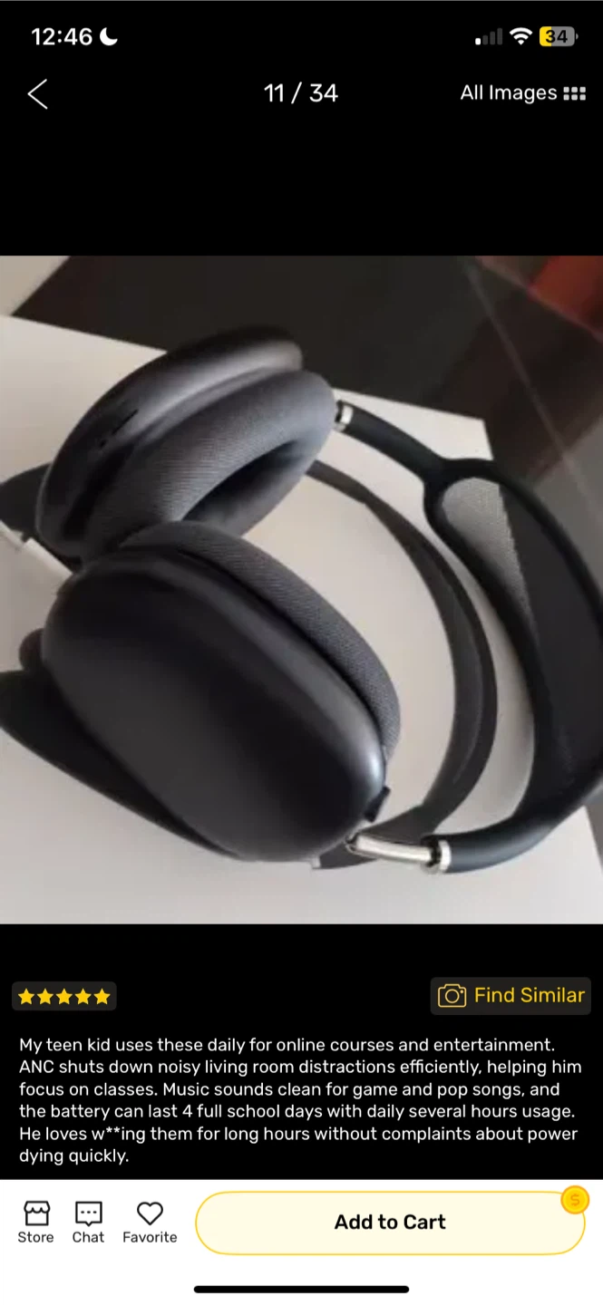 Apple AirPods Max Wireless Over-Ear Headphones - Space Gray - photo 3
