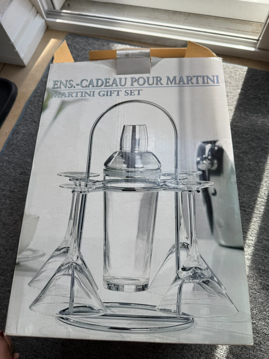 New - Martini shaker gift set