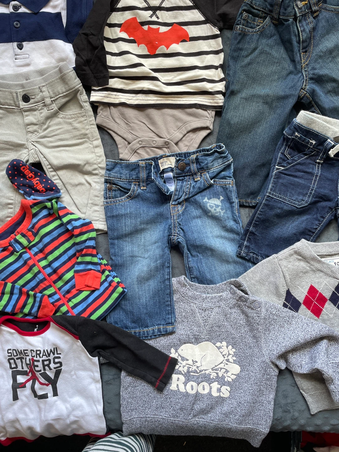Roots Baby Sweatshirt and gap Jeans