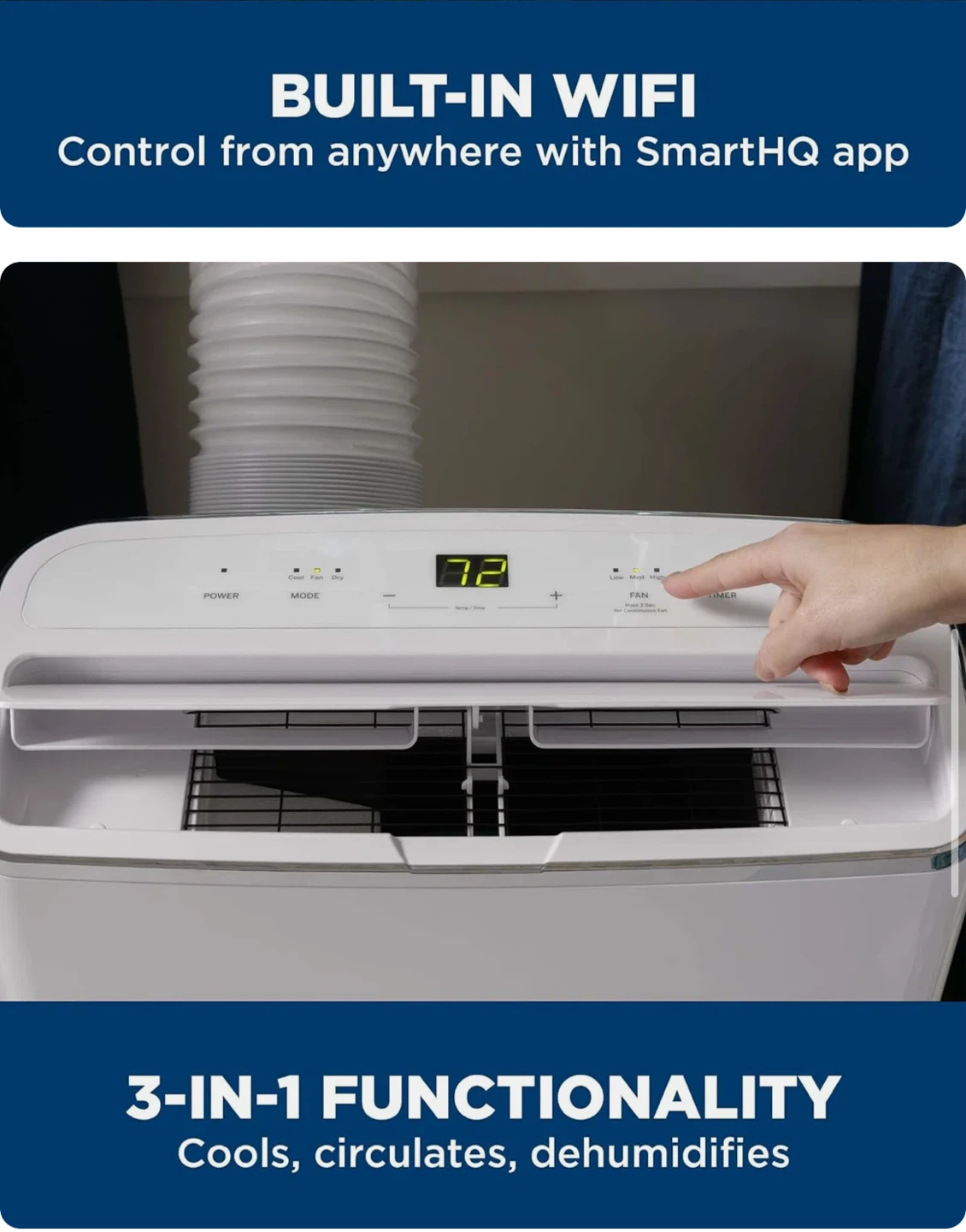 14,000 BTU Smart Portable Air Conditioner - photo 4