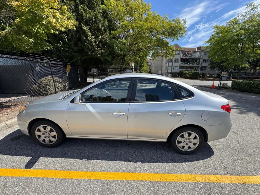 Silver Hyundai Elantra Sedan