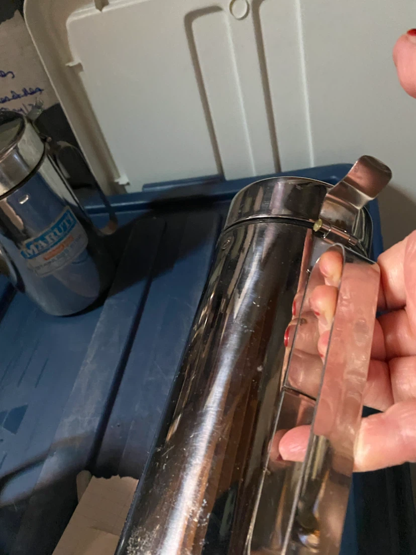 Maruti Stainless Steel Oil Dispenser. 7.5 in tall from India - photo 3