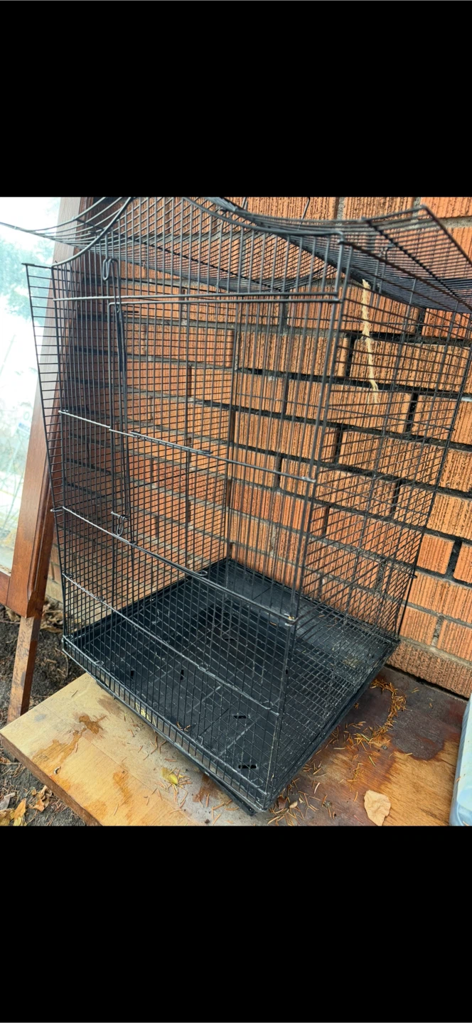 Black Metal Bird Cage - photo 2
