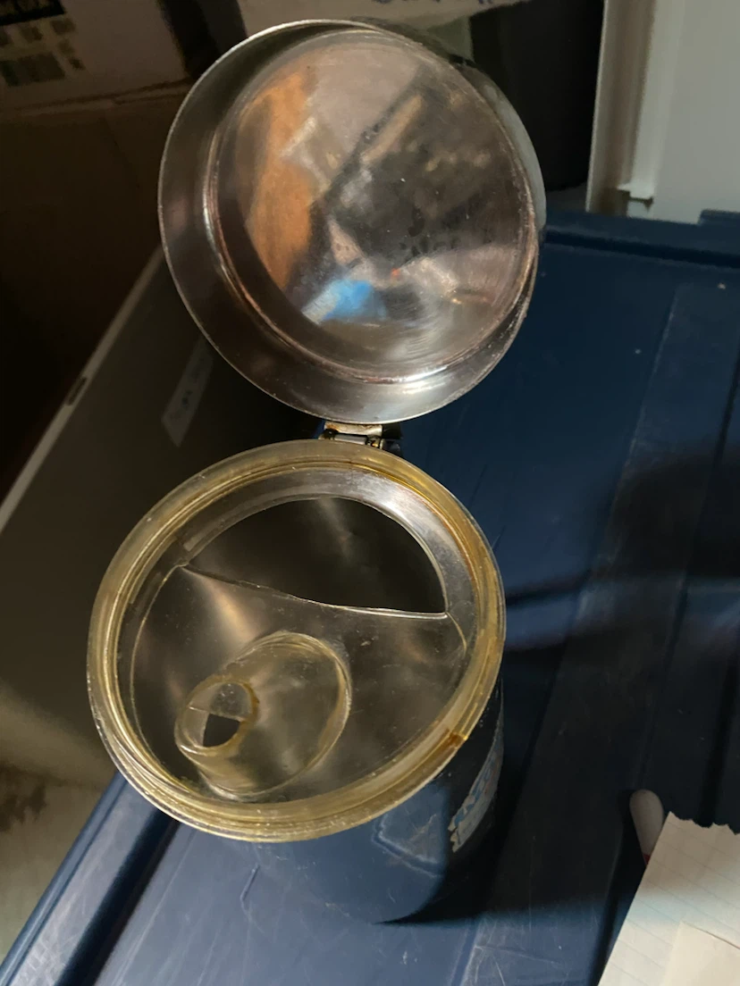 Stainless Steel oil container. Easy to pour and store - photo 3