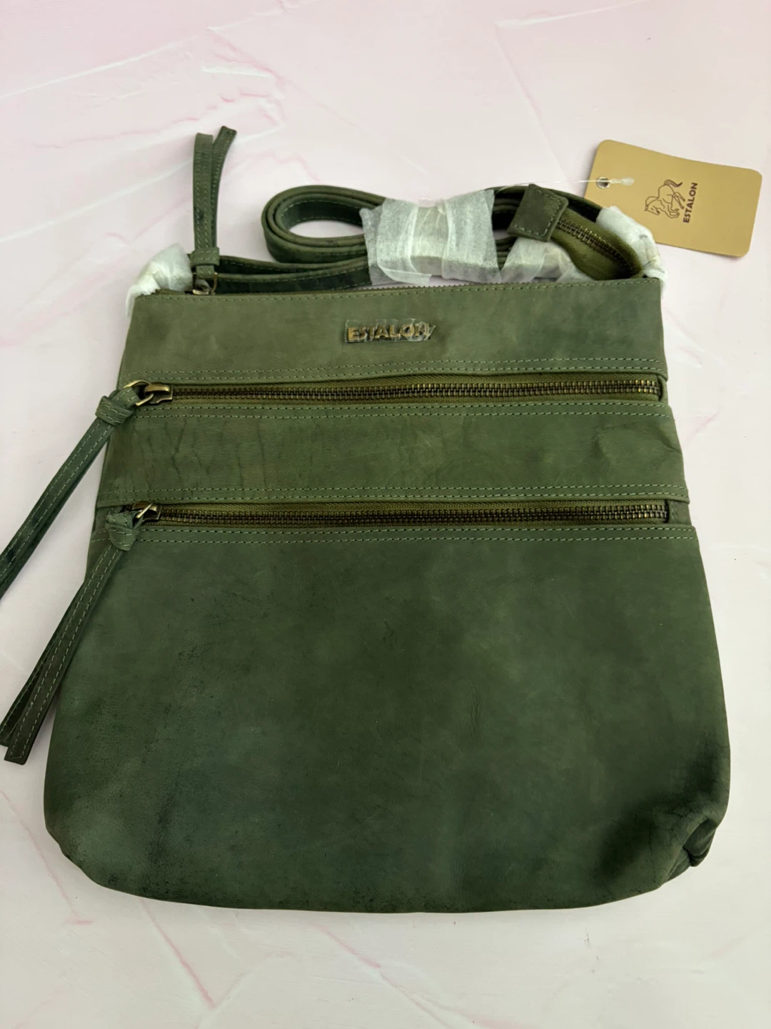New Estalon Real Leather Crossbody Bag - photo 3