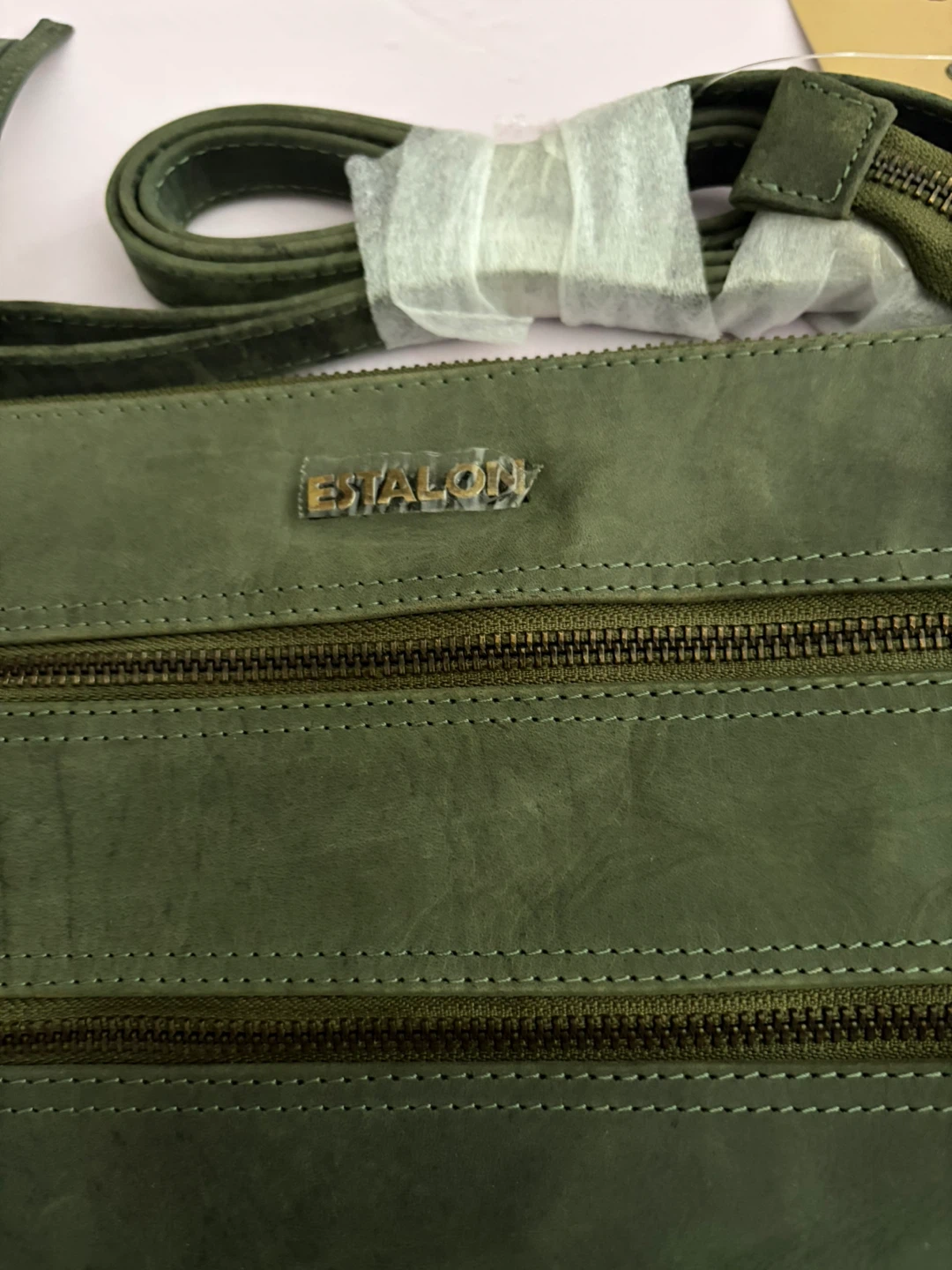 New Estalon Real Leather Crossbody Bag - photo 4