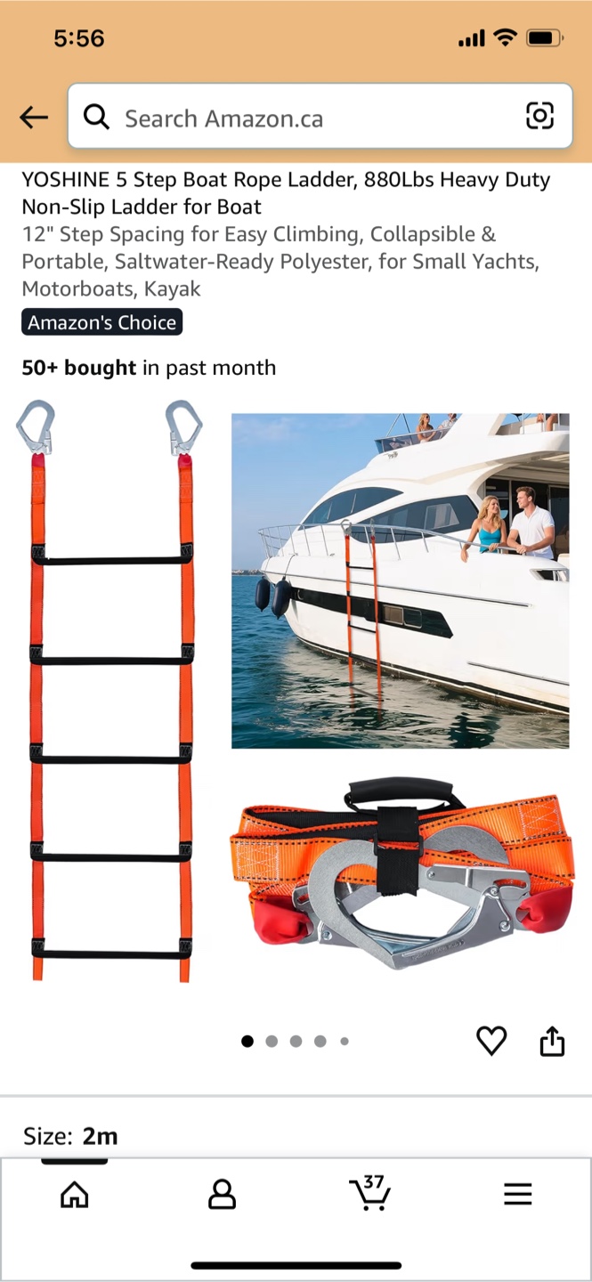 5 Step Boat Rope Ladder