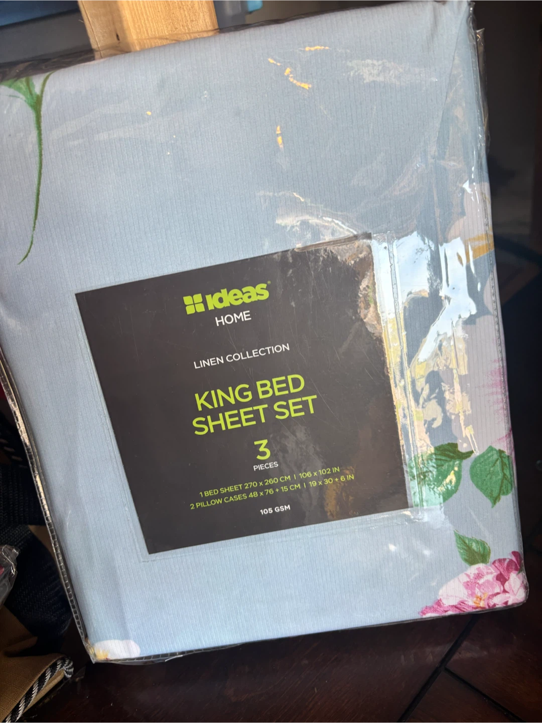 Ideas Home Linen Collection King Bed Sheet Set - photo 3
