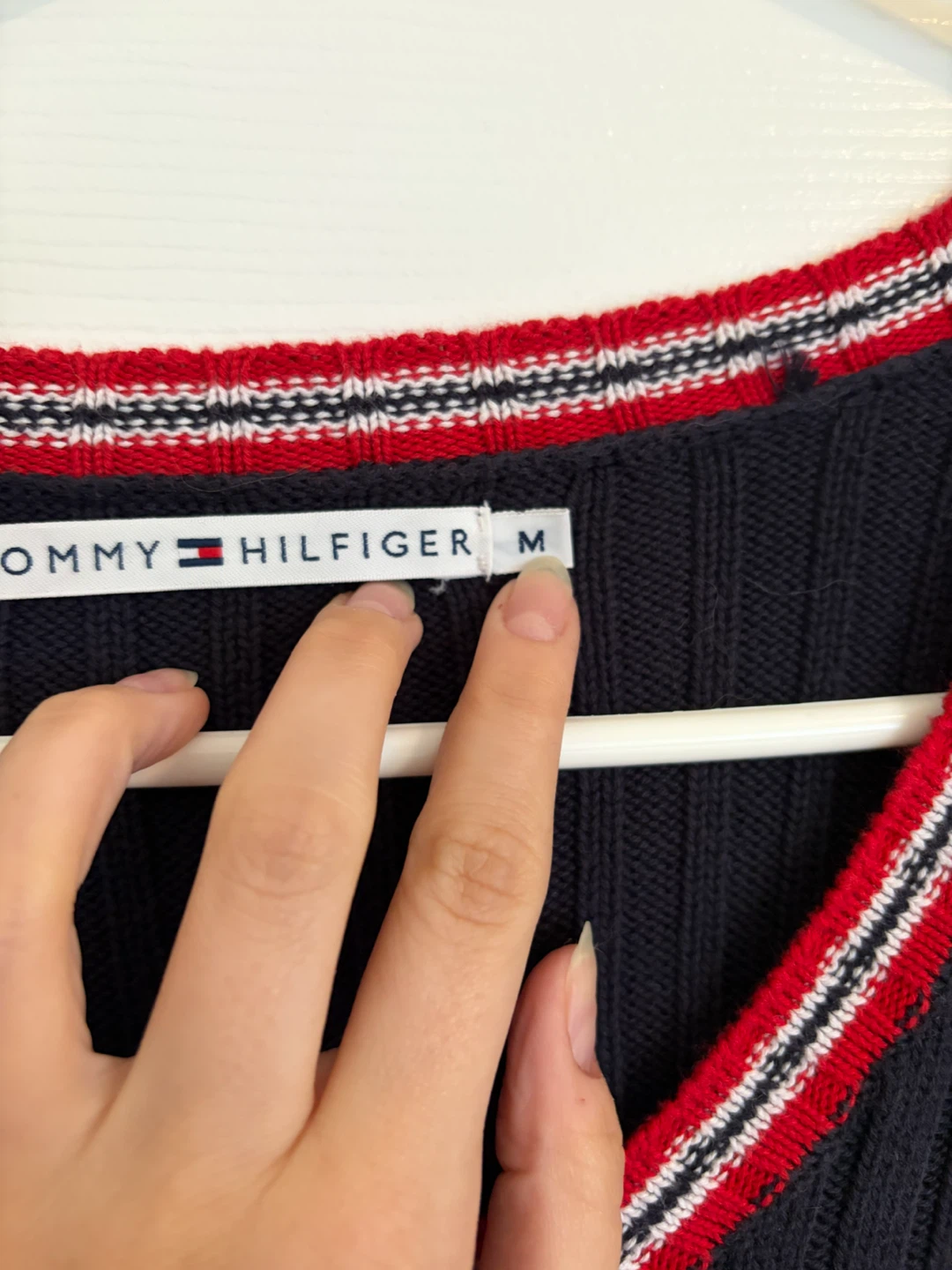 Tommy Hilfiger Ribbed V-Neck Sweater - photo 2