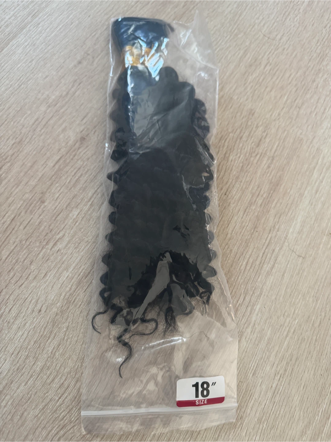 Black Curly deep weave Braiding human Hair 18 inch - photo 2