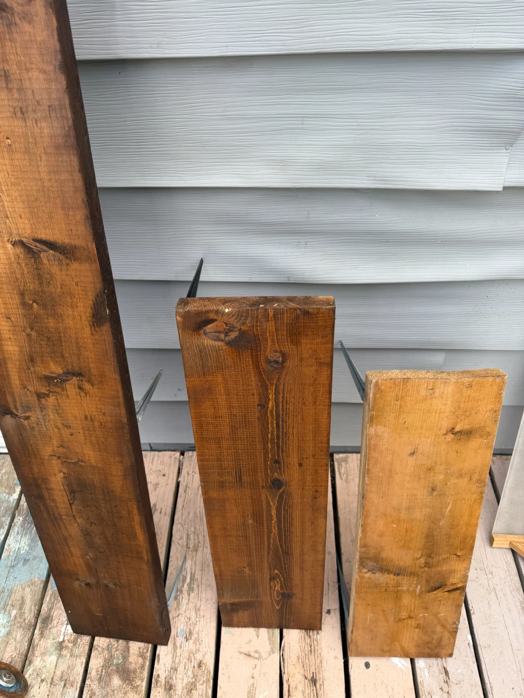 Wooden Shelf Boards and Brackets - photo 2