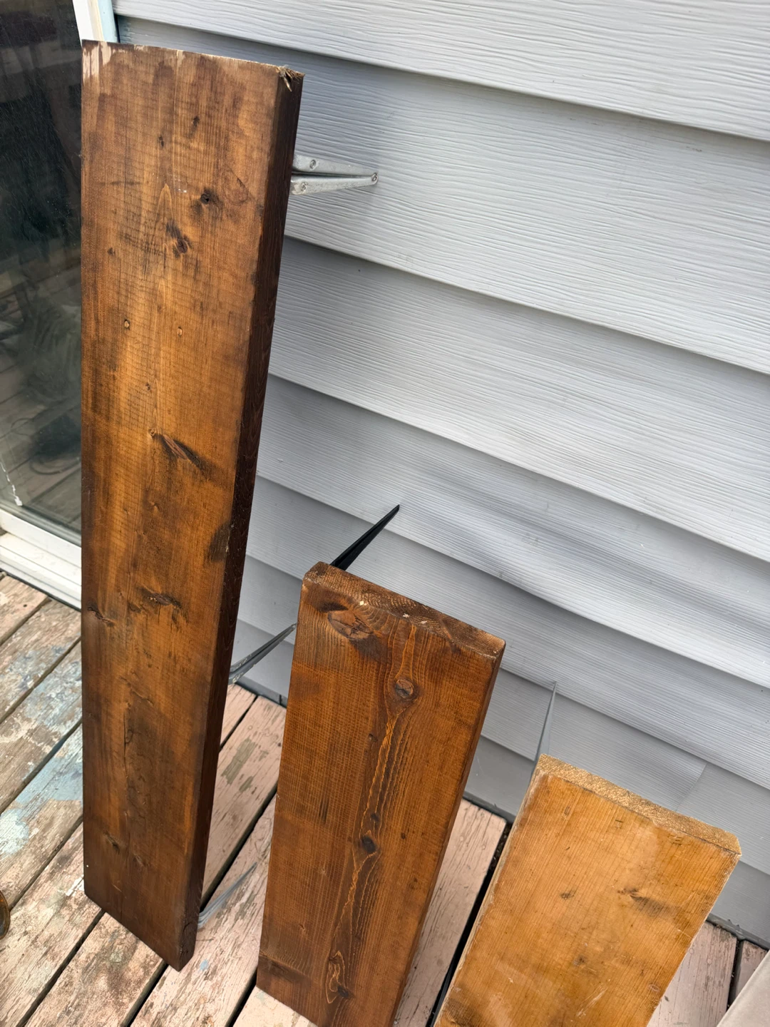 Wooden Shelf Boards and Brackets - photo 4