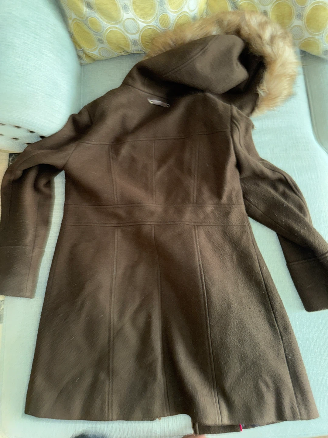 Tommy Hilfiger brown wool blend parka S - photo 5