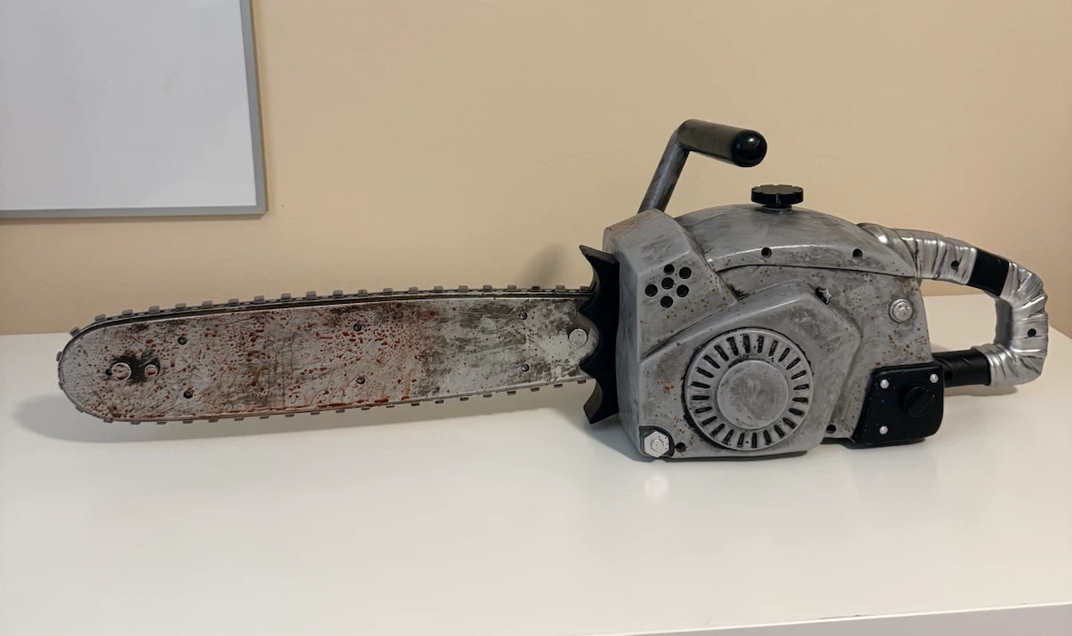 Spirit Halloween Animated Chainsaw Prop – Sound & Moving Chain