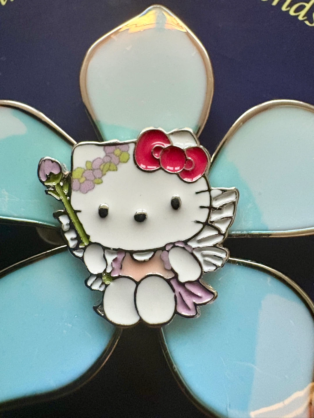 Hello Kitty Fairy Flower Adjustable Ring Sanrio Neon Tuesday New - photo 3
