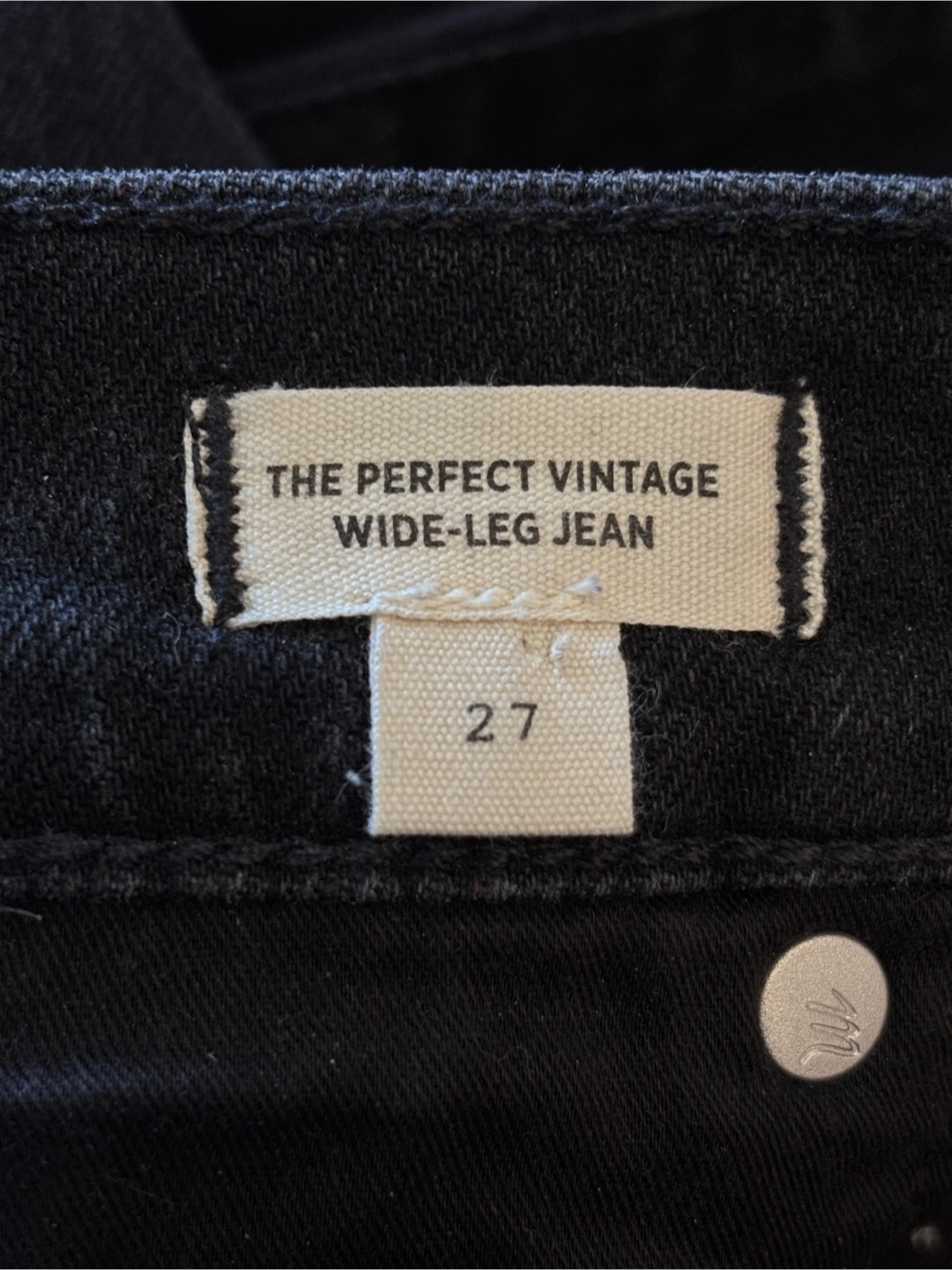 madewell perfect vintage wide leg jean 27 - photo 3
