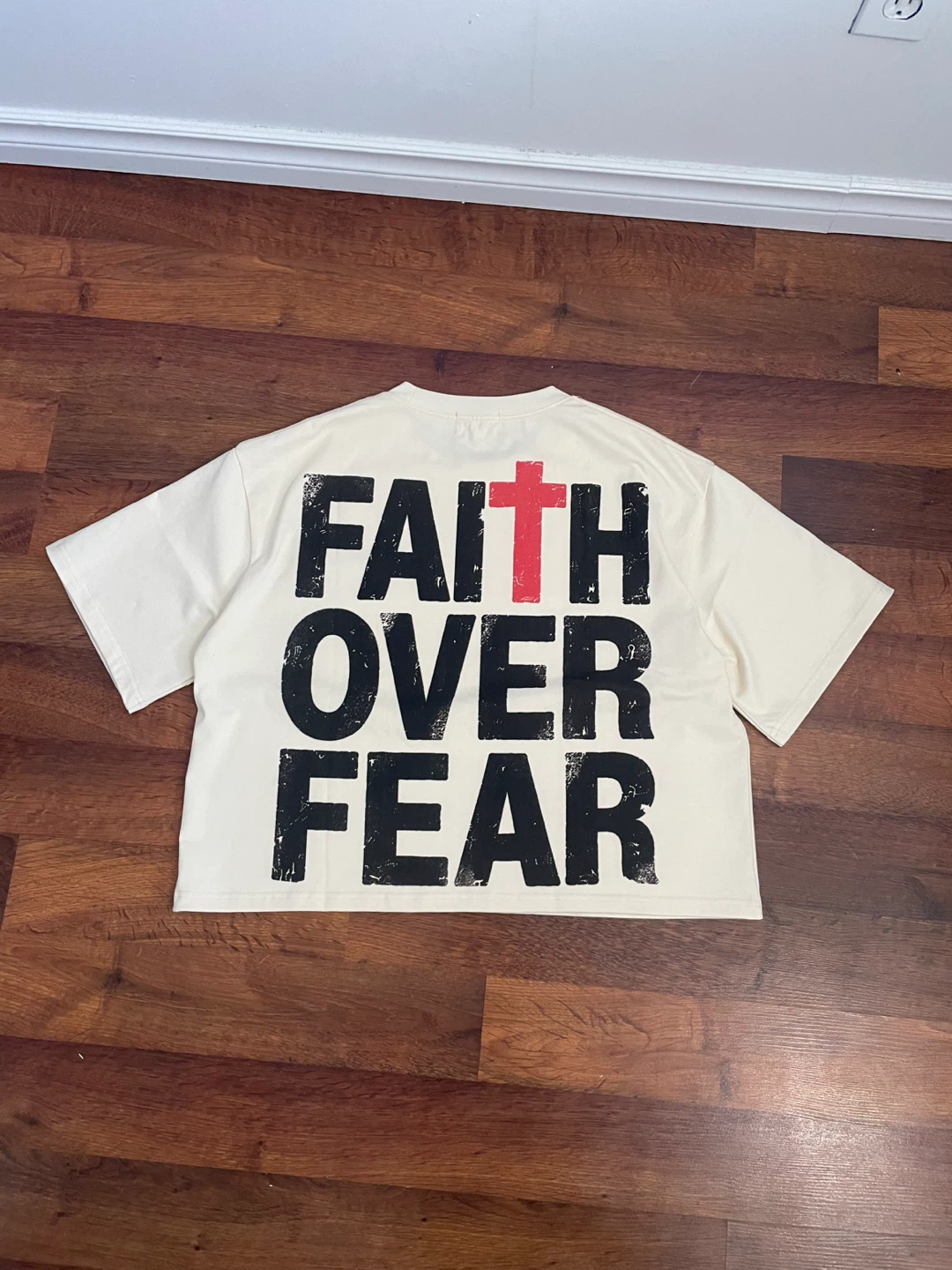 Faith over fear tee - photo 3