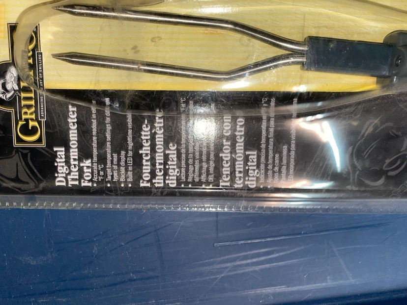 Grill Master Digital Thermometer Fork new in package - photo 5