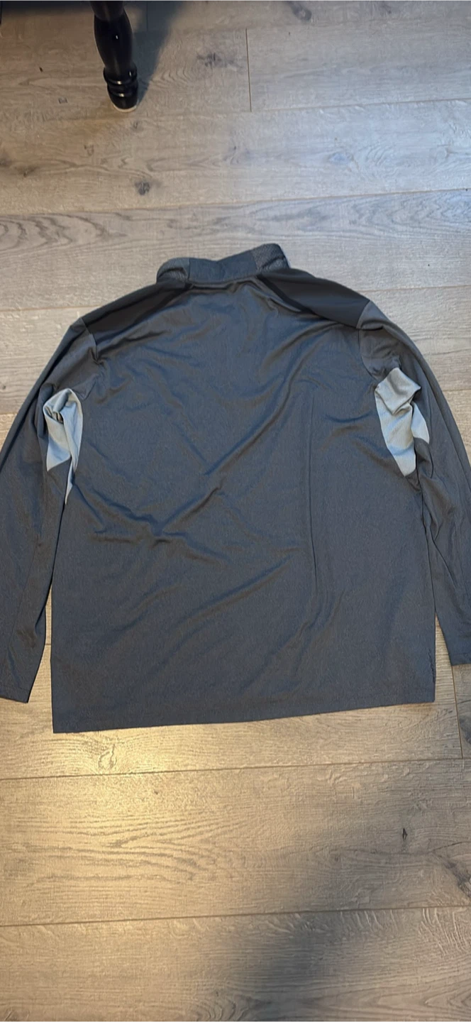 Gray Athletic Half-Zip Performance Pullover – Moisture-Wicking - photo 2