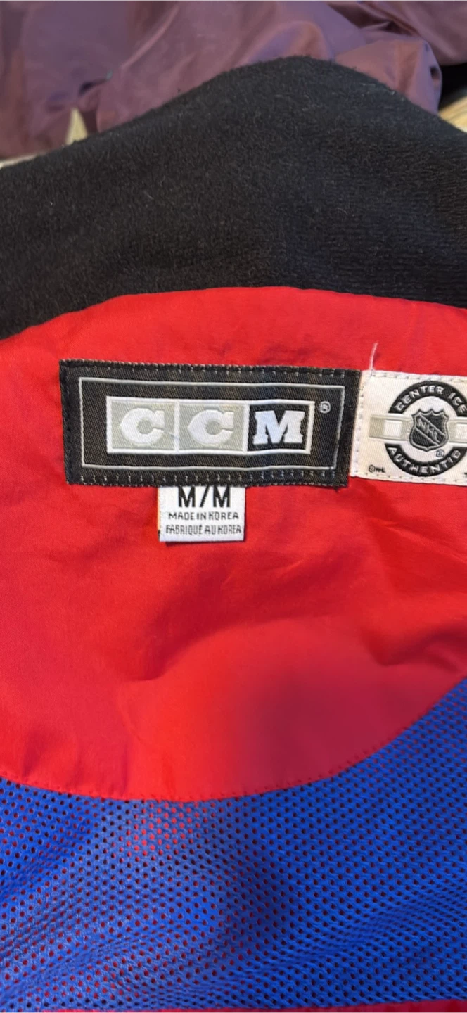 Vintage Montreal Canadiens NHL Full-Zip Red Windbreaker Jacket - photo 5