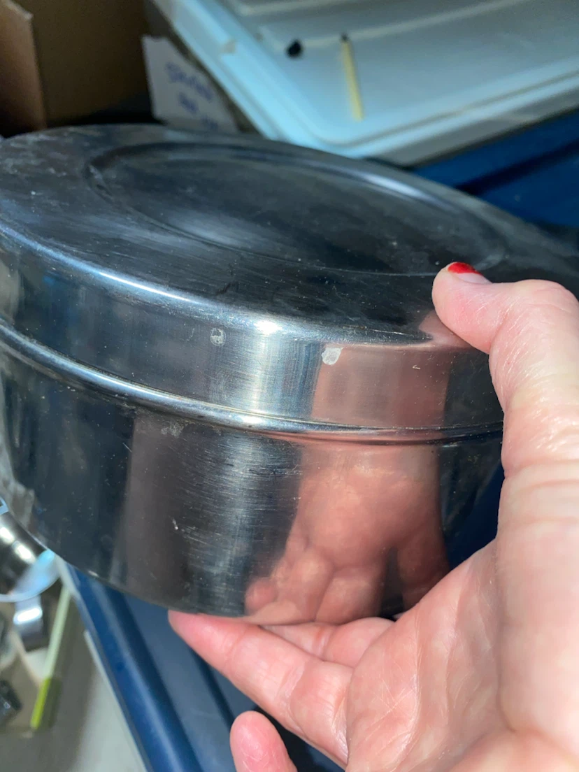 Stainless Steel Container with 5 Bowls & 5 Cups