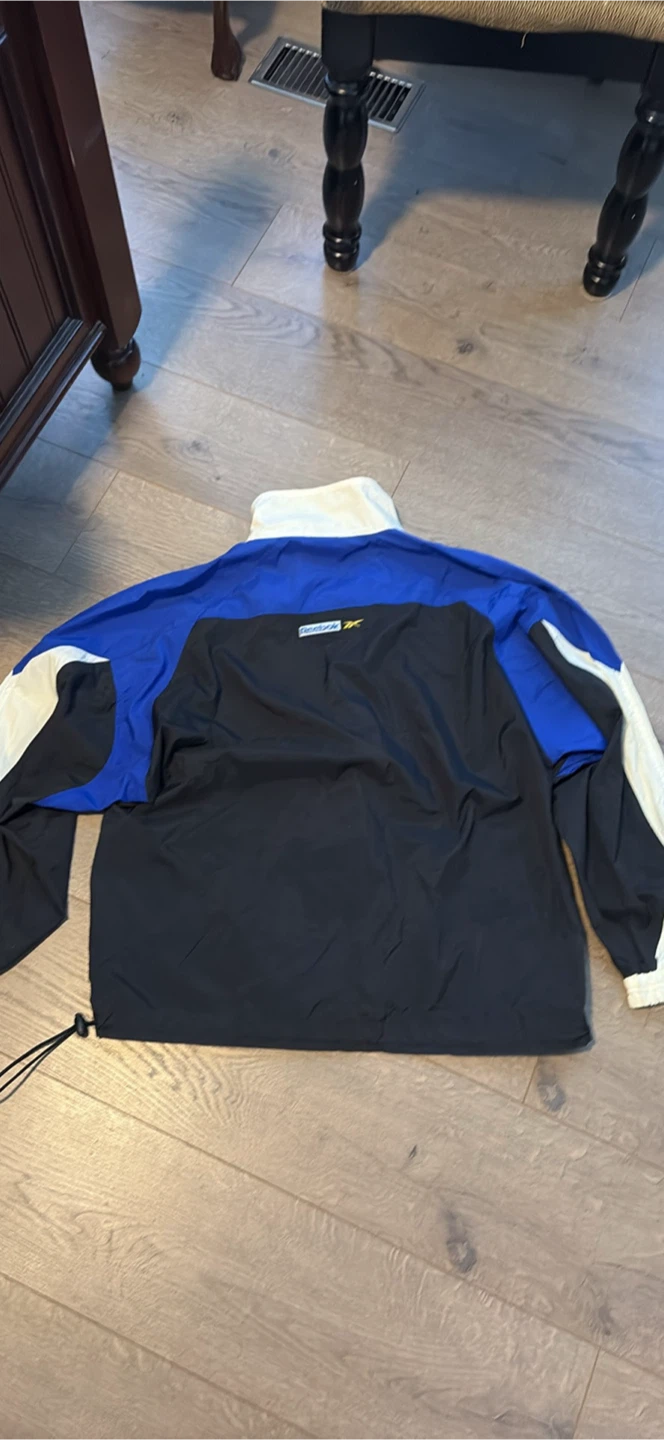 Reebok Track Jacket Blue/White/Black - Size M - photo 2