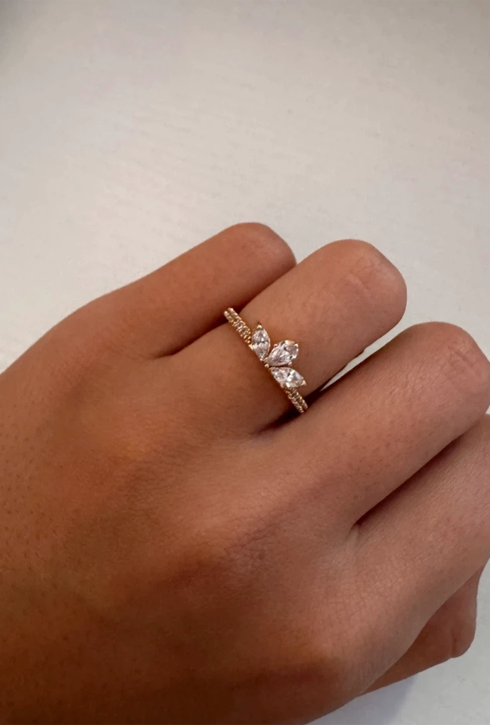14K Rose Gold-Plated Pandora Stackable Rings - photo 2