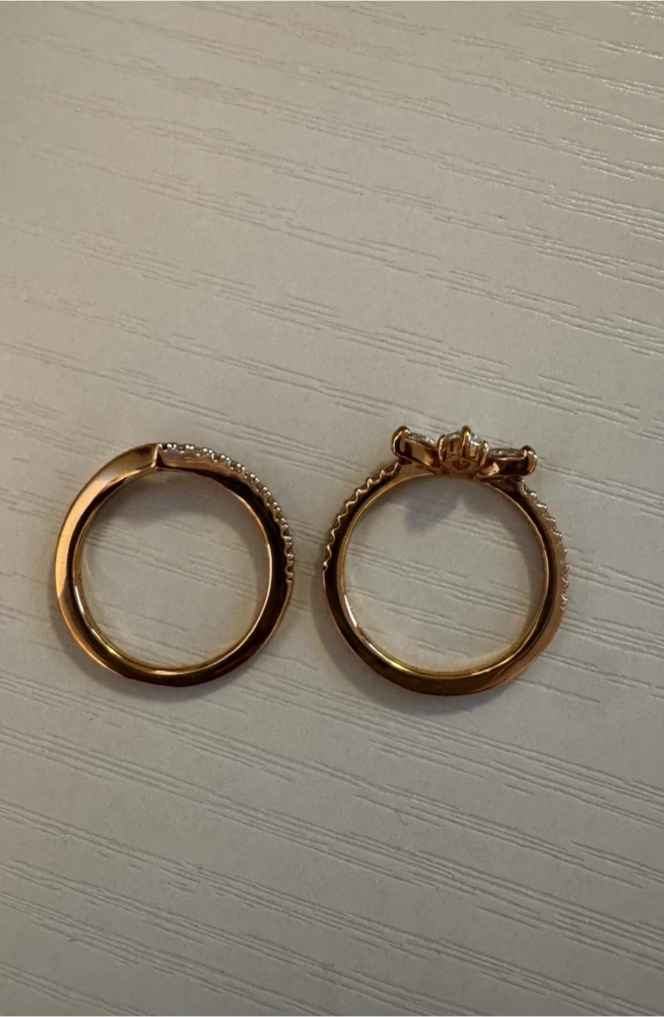 14K Rose Gold-Plated Pandora Stackable Rings - photo 3