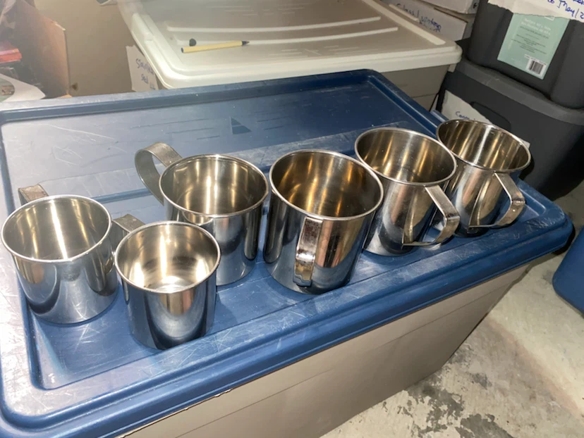 Set of 6 Stainless Steel Camping Mugs - photo 2
