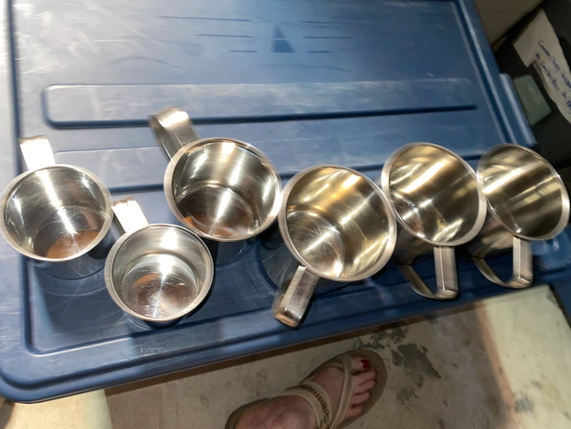 Set of 6 Stainless Steel Camping Mugs - photo 4